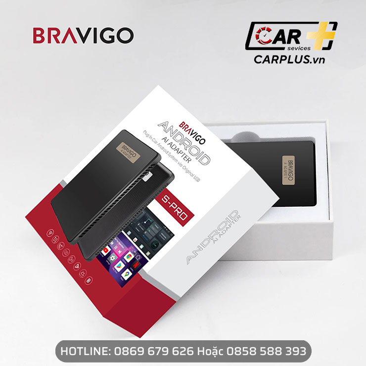 Carplay Android Box Bravigo S22 PRO sử dụng dễ dàng, gon nhẹ