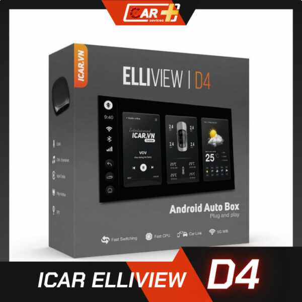 android box icar elliview d4