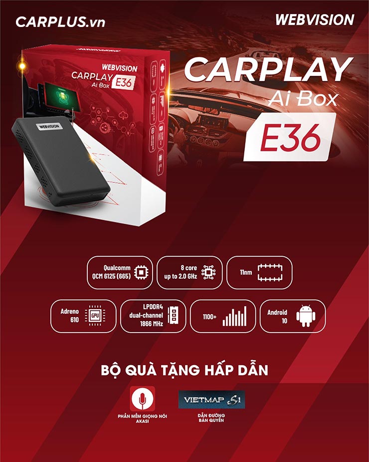 Carplay Android Box Webvision E36