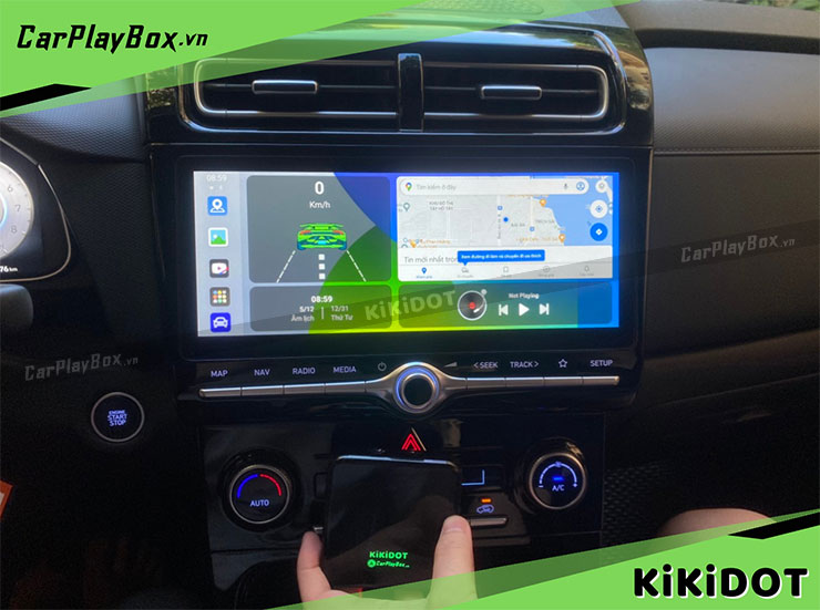 Android Box KiKiDOT lắp cho Hyundai Creta