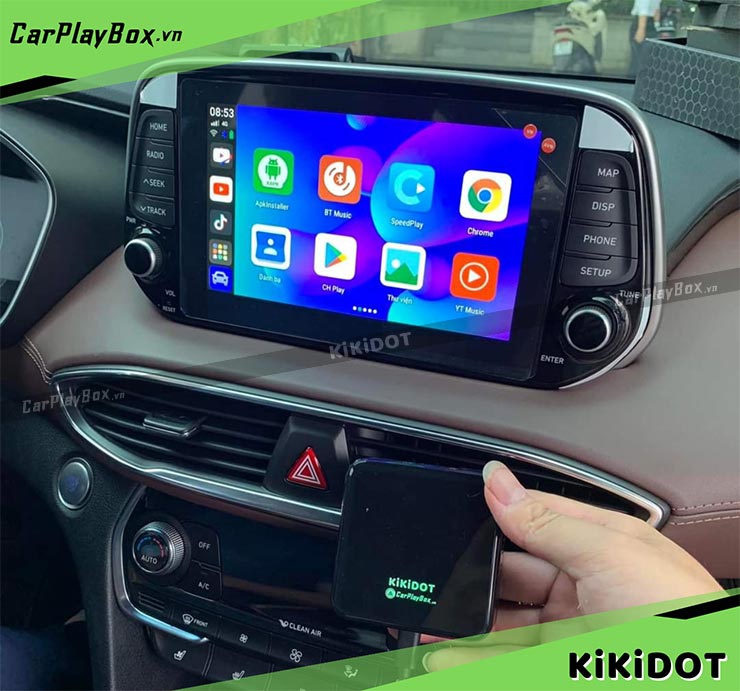 Android Box KiKiDOT lắp cho Hyundai Tucson