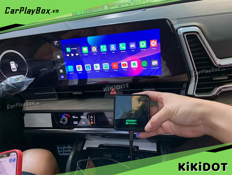 Android Box KiKiDOT lắp cho KIA Sportage - Vô vàn ứng dụng tiện ích