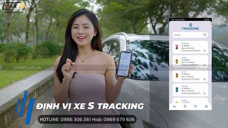 Theo dõi định vị xe với S-Tracking trên Android Box SAFEVIEW SA-8