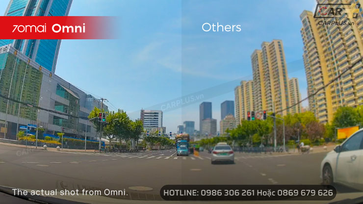 So sánh chất lượng ghi hình của 70mai Omni X200 với các dòng sản phẩm khác