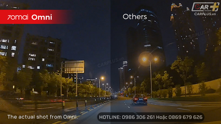 So sánh chất lượng ghi hình của 70mai Omni X200 với các dòng sản phẩm khác