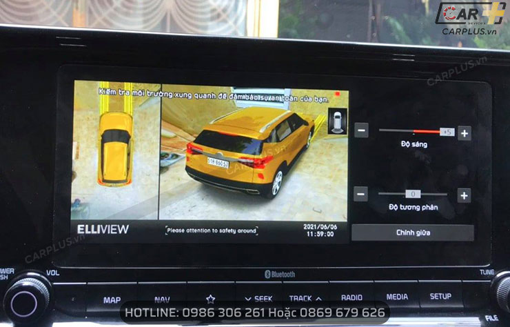Camera 360 Elliview V5-P Loại bỏ khoảng nền đen trên mô hình 3D xe