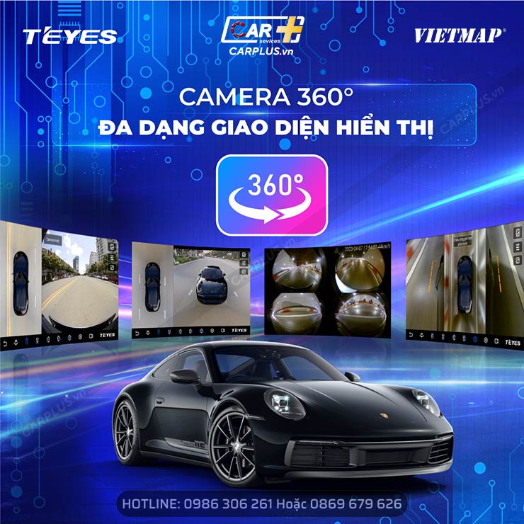 Màn hình Android TEYES CC3 2K tích hợp Camera 360